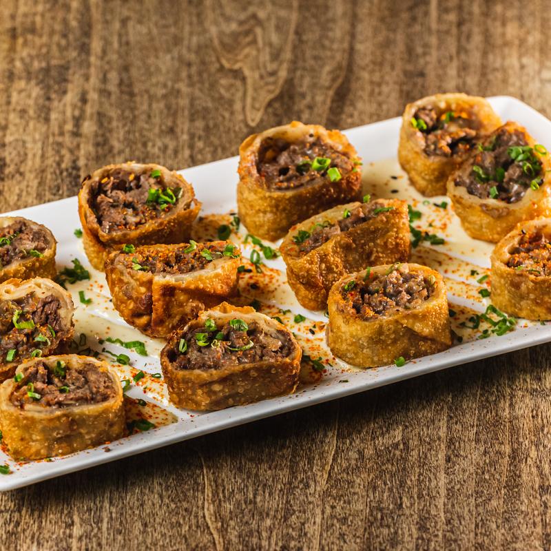 Cheese Steak Egg Rolls - Horseradish Cream photo
