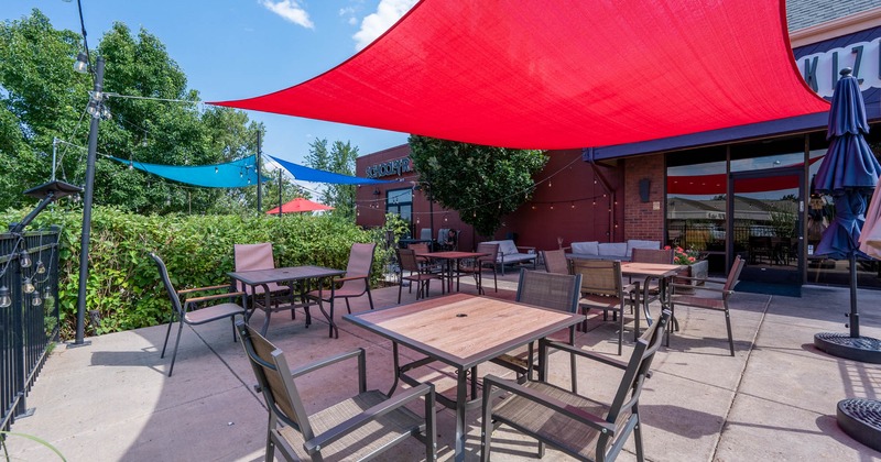 Exterior, tables and chairs