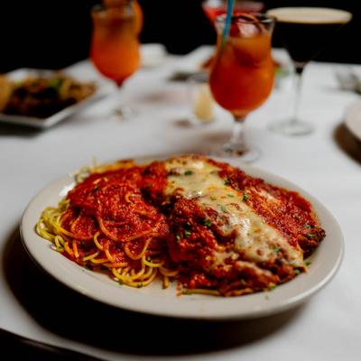 Veal Parmigiana.