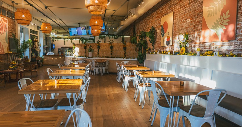 Interior, dining area