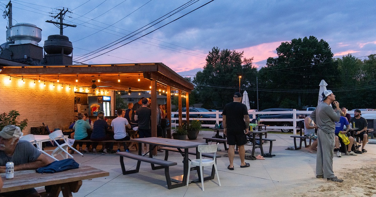 Outdoor seating area