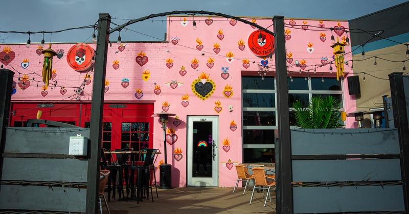 The restaurant's building