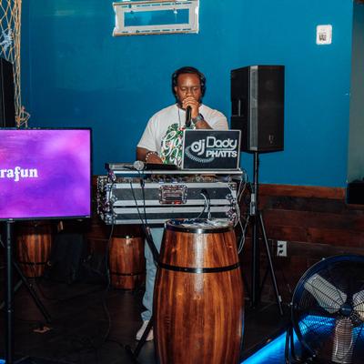 DJ playing music.
