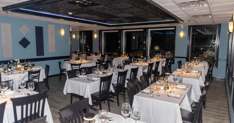 Interior, chairs and tables