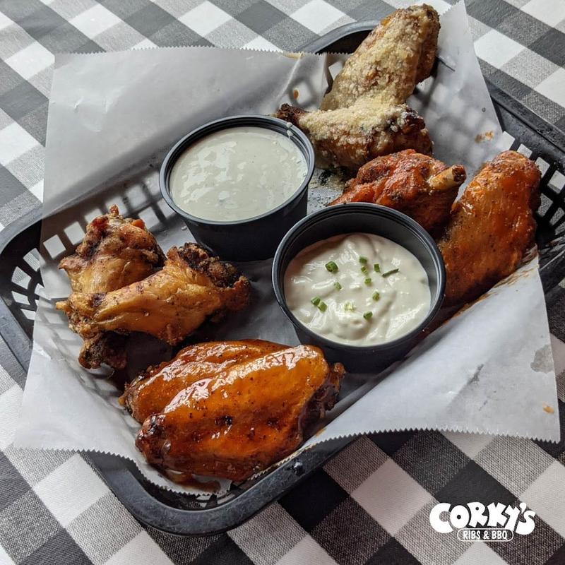 Honey BBQ, Garlic Parmesan or Spicy Buffalo Wings photo