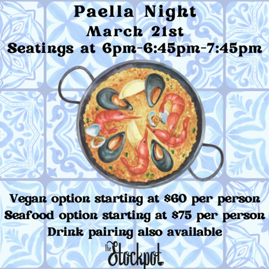 Paella Night Seating at 6pm event photo