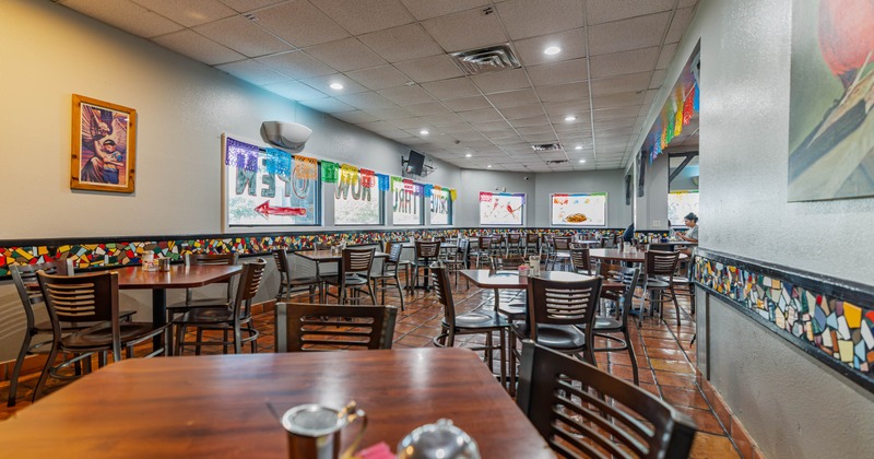 Interior, main dining area