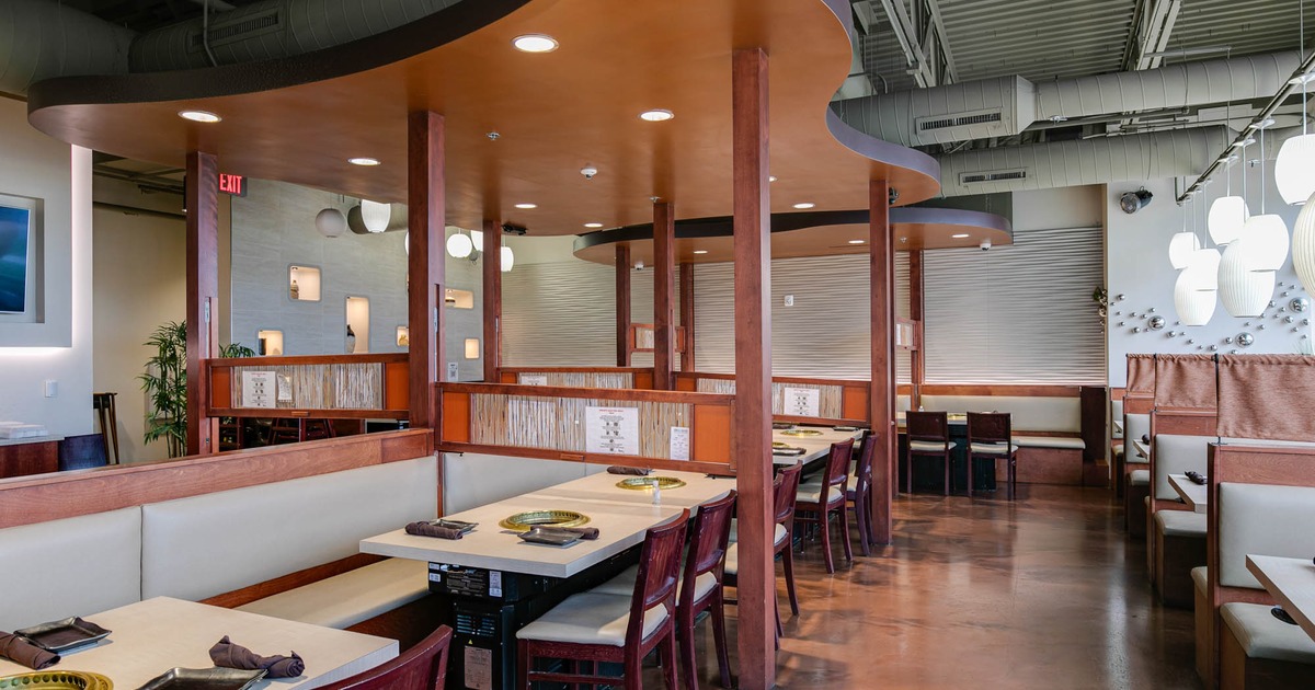 Interior, dining area