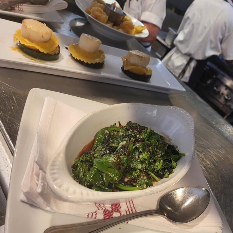 wilted baby spinach- photo