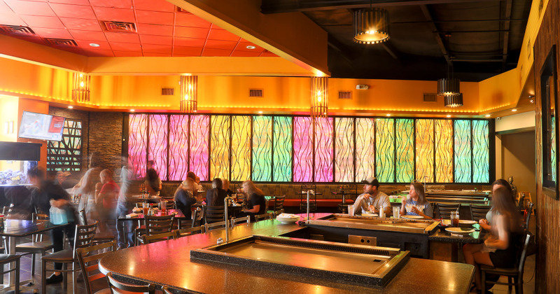 Interior, guests enjoying themselves