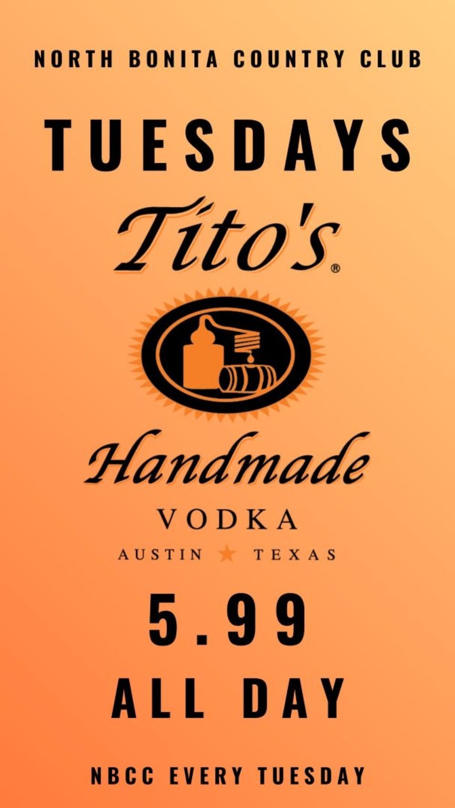 Tito's Tuesday! event photo