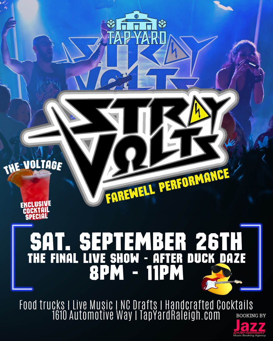 Stray Volts LIVE @ Tap Yard: FINAL SHOW EVER event photo