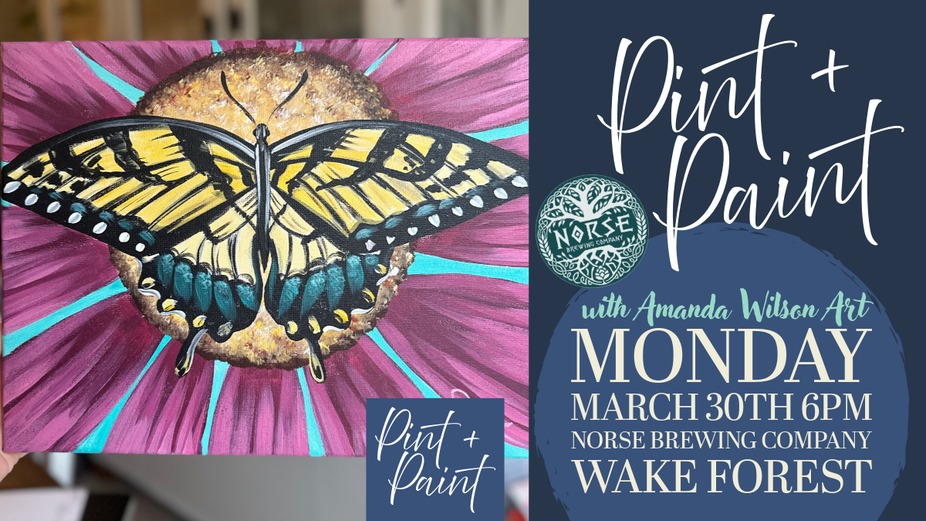 Pint & Paint | Spring Swallowtail event photo