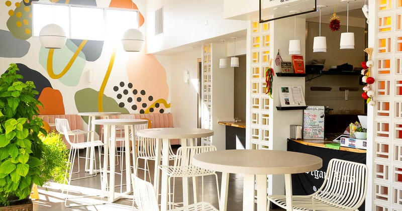 Interior, seating space