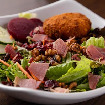 Prosciutto and Goat Cheese Salad.