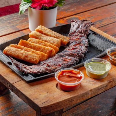 The Churrasco meat meal.