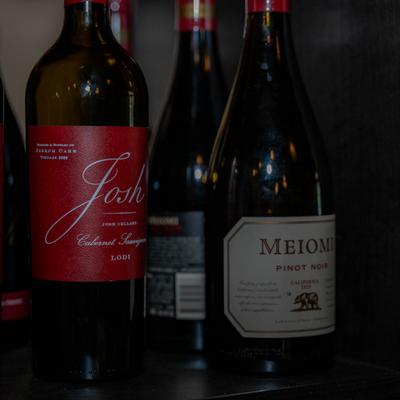 Various Wine Bottles.
