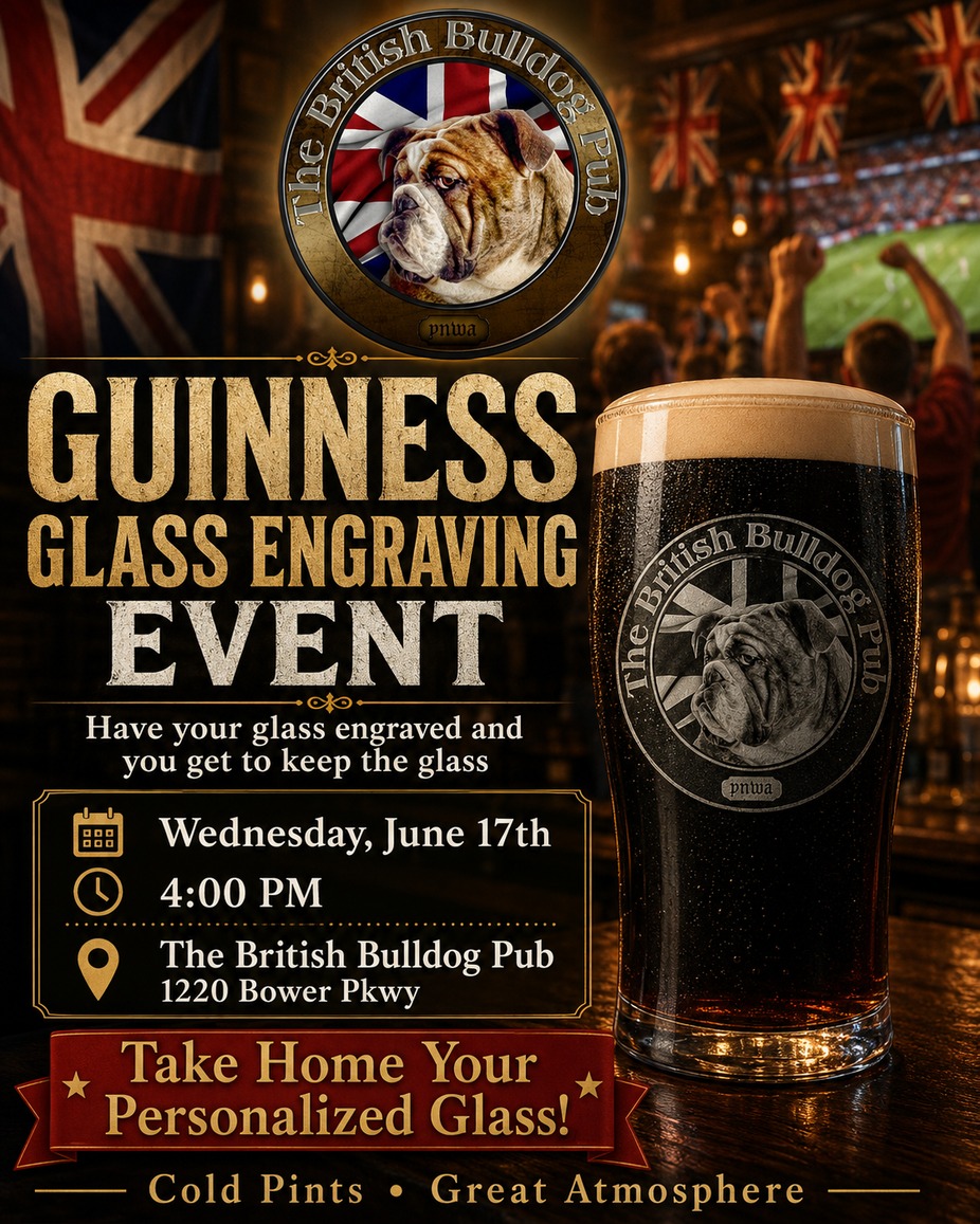 Guinness Glass Engraving event photo