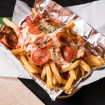 Pizza fries.