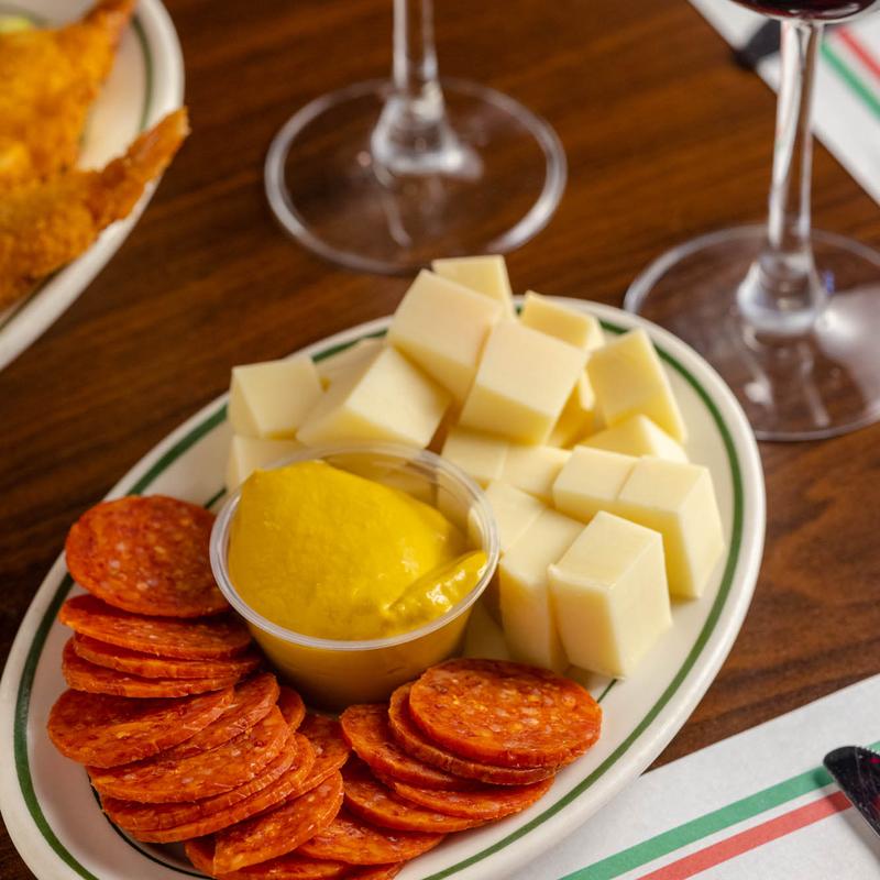 Pepperoni and Cheese Platter photo