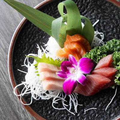 Sashimi platter.