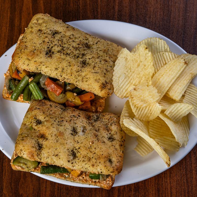 Focaccia Roasted Vegetables photo