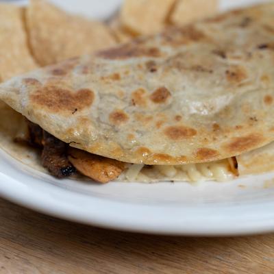 Steak and Cheese Quesadilla.