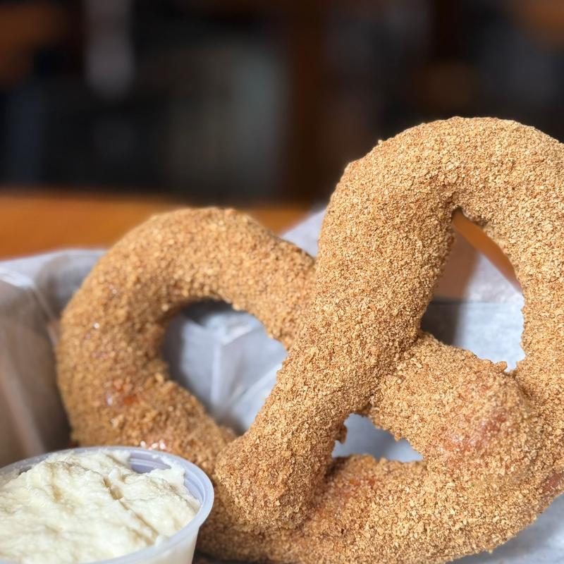 Pumpkin Pie Stuffed Pretzel photo