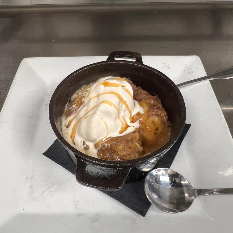 Cast Iron Apple Crumble photo