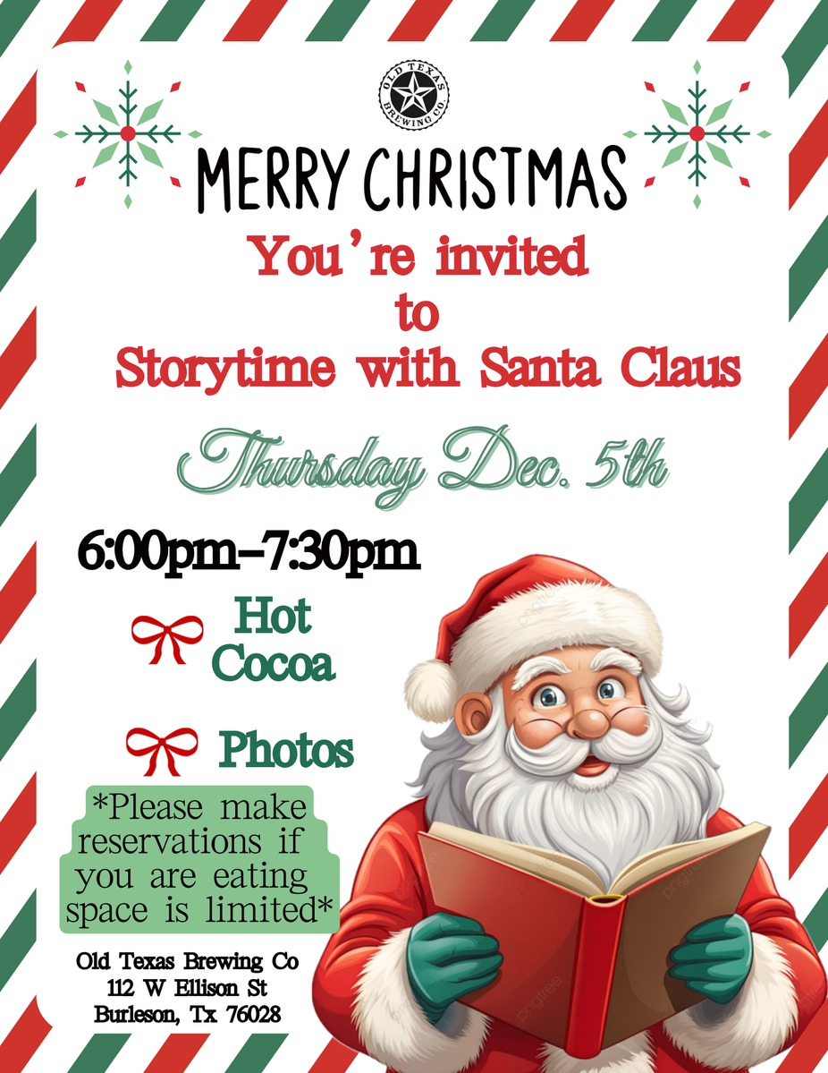 Story time with Santa event photo