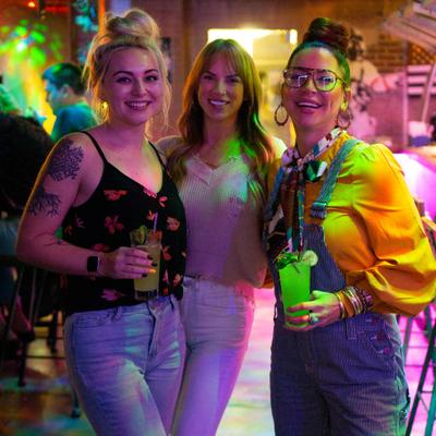 Guests posing for a picture