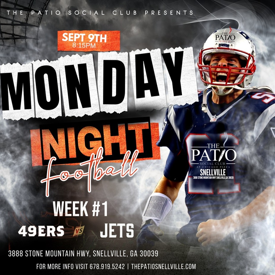 MONDAY NIGHT FOOTBALL IS RIGHT AROUND THE CORNER! event photo