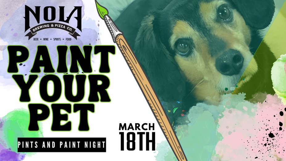 Pints & Paint Night: Paint Your Pet event photo