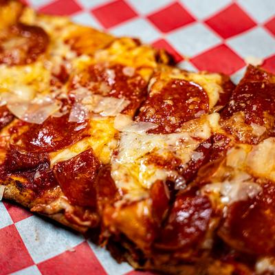 The Slapperoni flatbread.