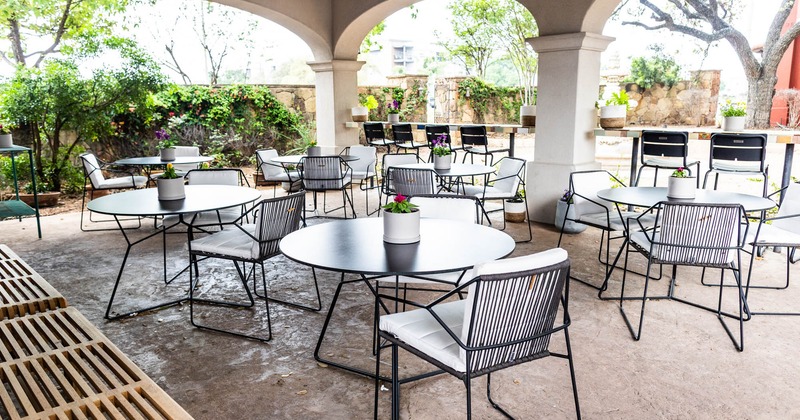 Outdoor seating area