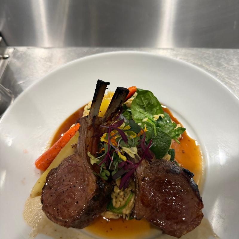 menu item 7 of 10, Herb Crusted Rack of Lamb