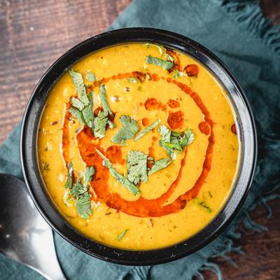 Dal Tadka, lentil dish with spices.