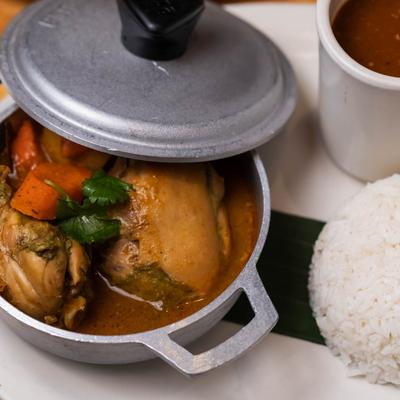 Homemade chicken stew.