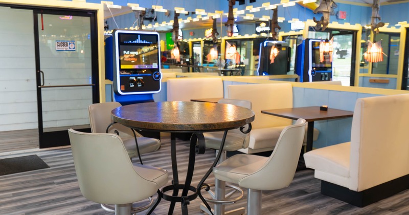 Interior seating area