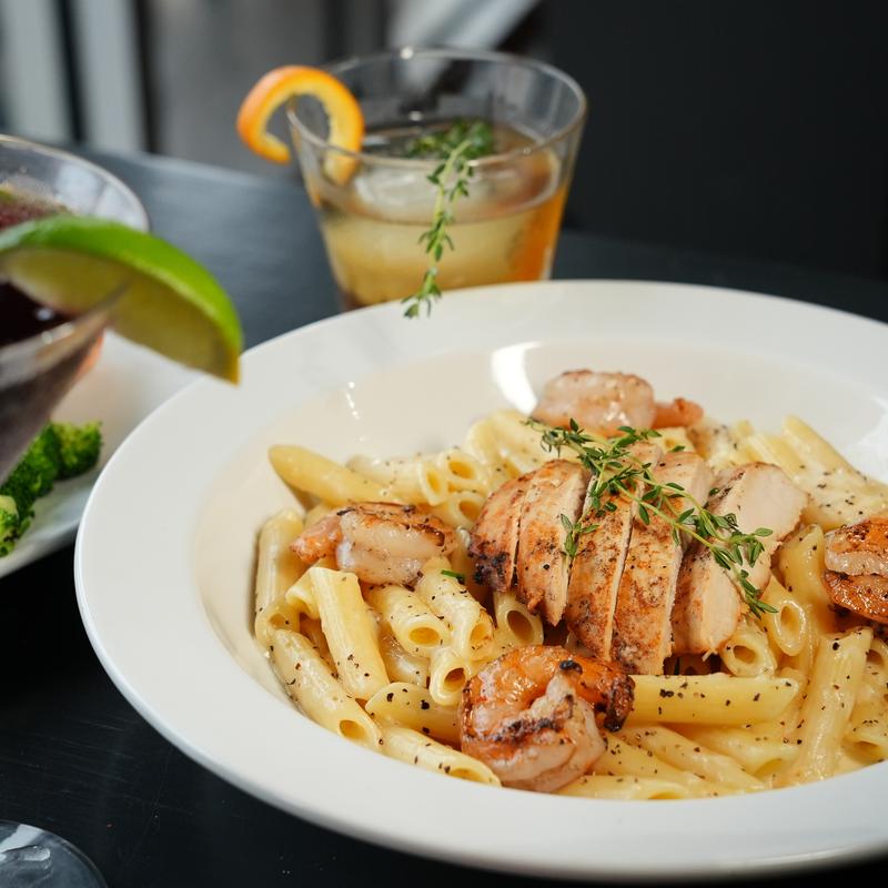 menu item 6 of 6, Cajun Chicken & Shrimp Pasta