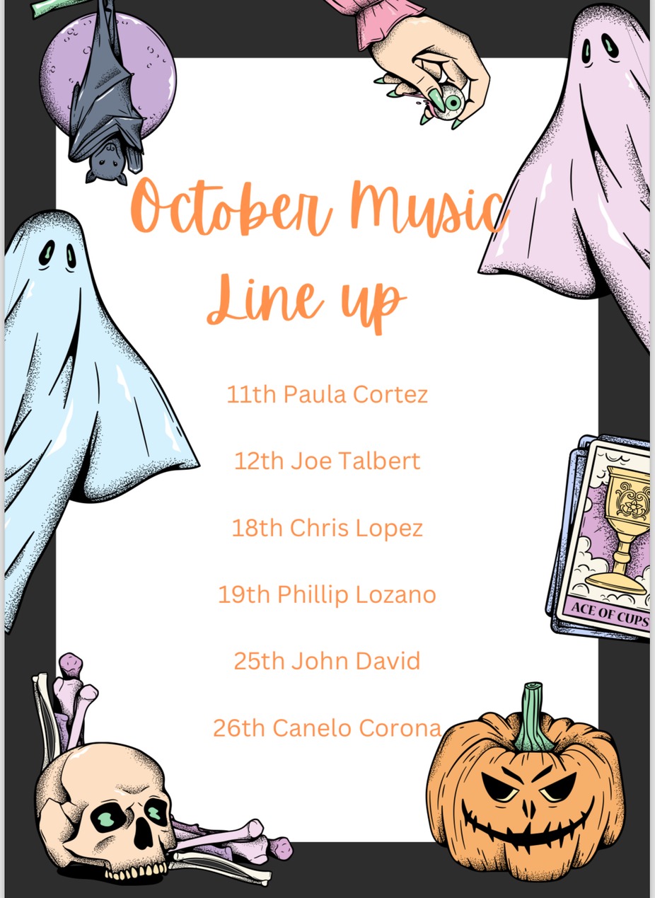 October Music Lineup event photo