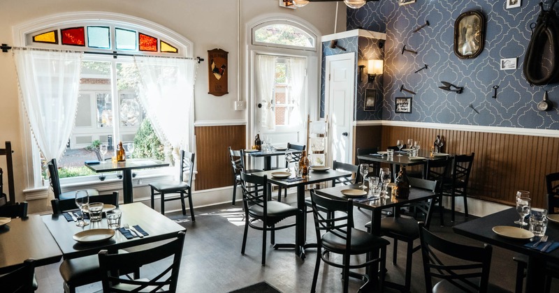 Interior, dining area