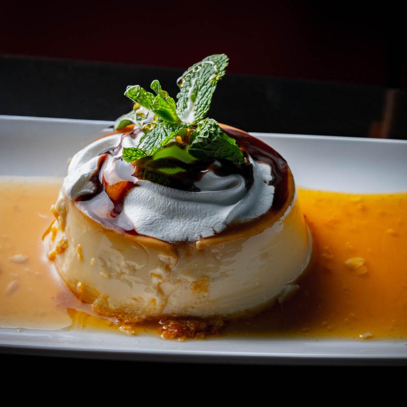 menu item 7 of 10, Flan