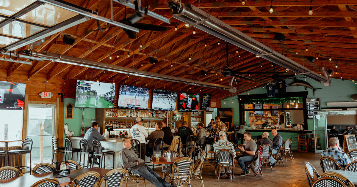 Interior, guests enjoying themselves