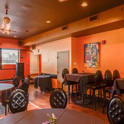 Interior, dining area.