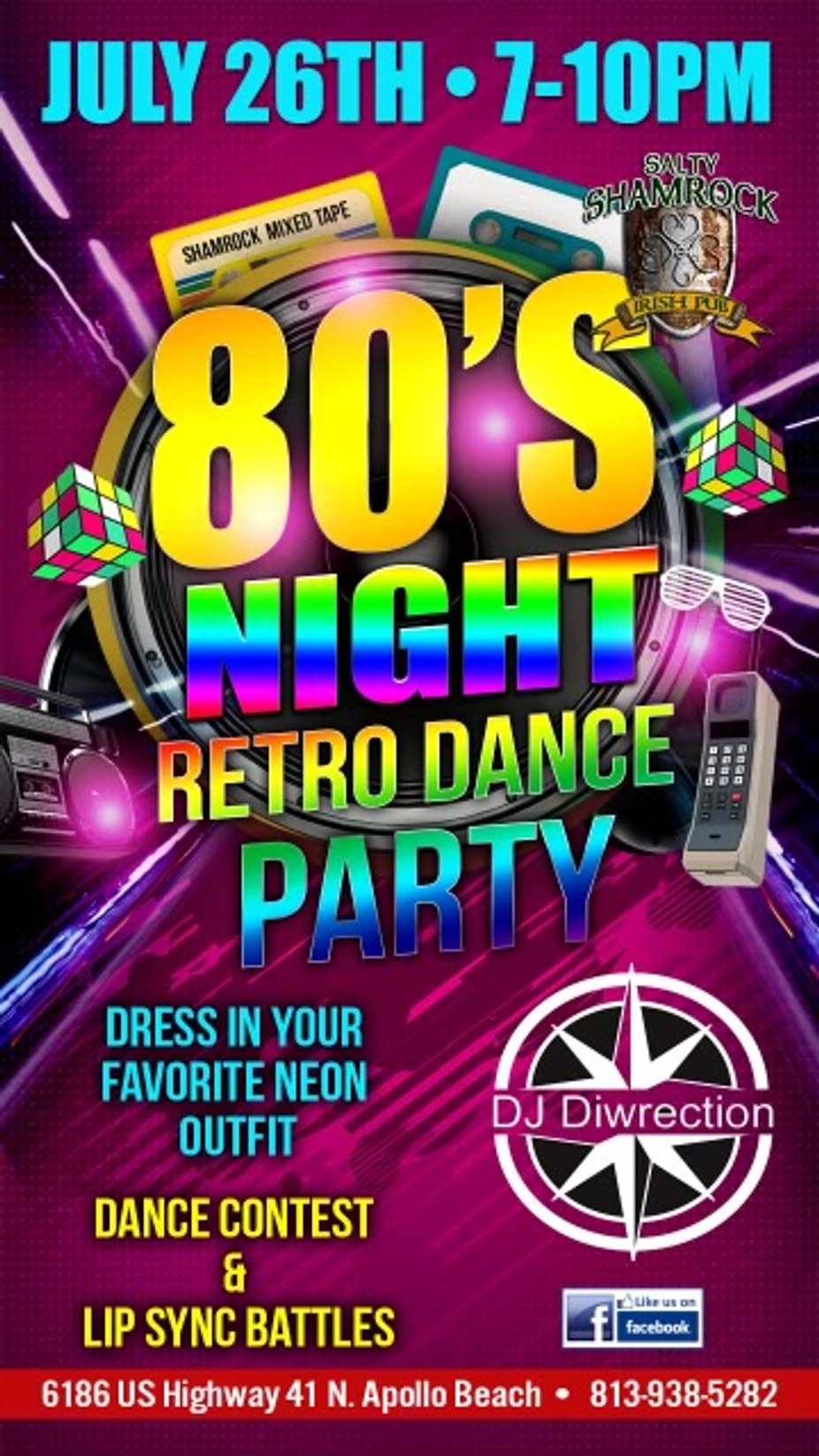 80’s Night Retro Dance Party with DJ Diwrection event photo