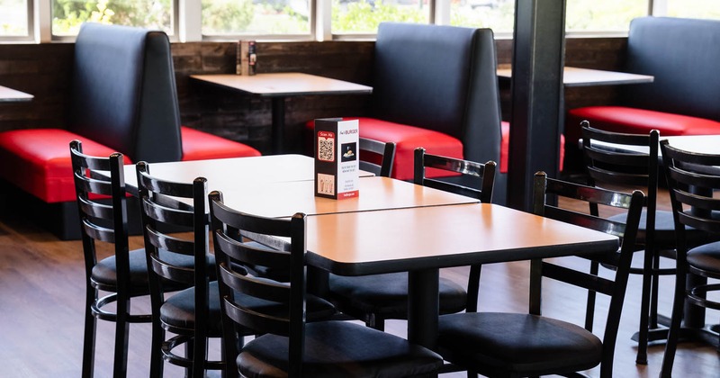 Interior, dining area