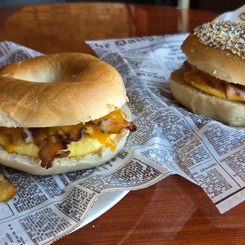 Jumbo Breakfast Bagel Sandwich photo