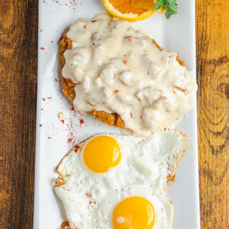 Chicken Fried Steak and Eggs photo