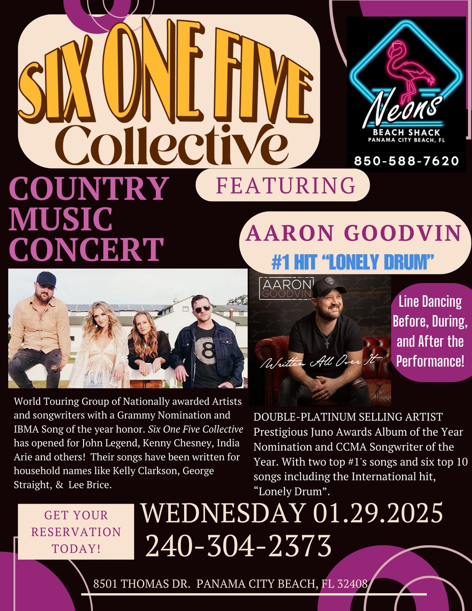 Aaron Goodvin & Six One Five Country Music Concert event photo